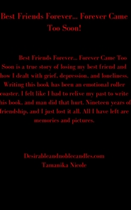 Best Friends Forever... Forever Came Too Soon! cover image