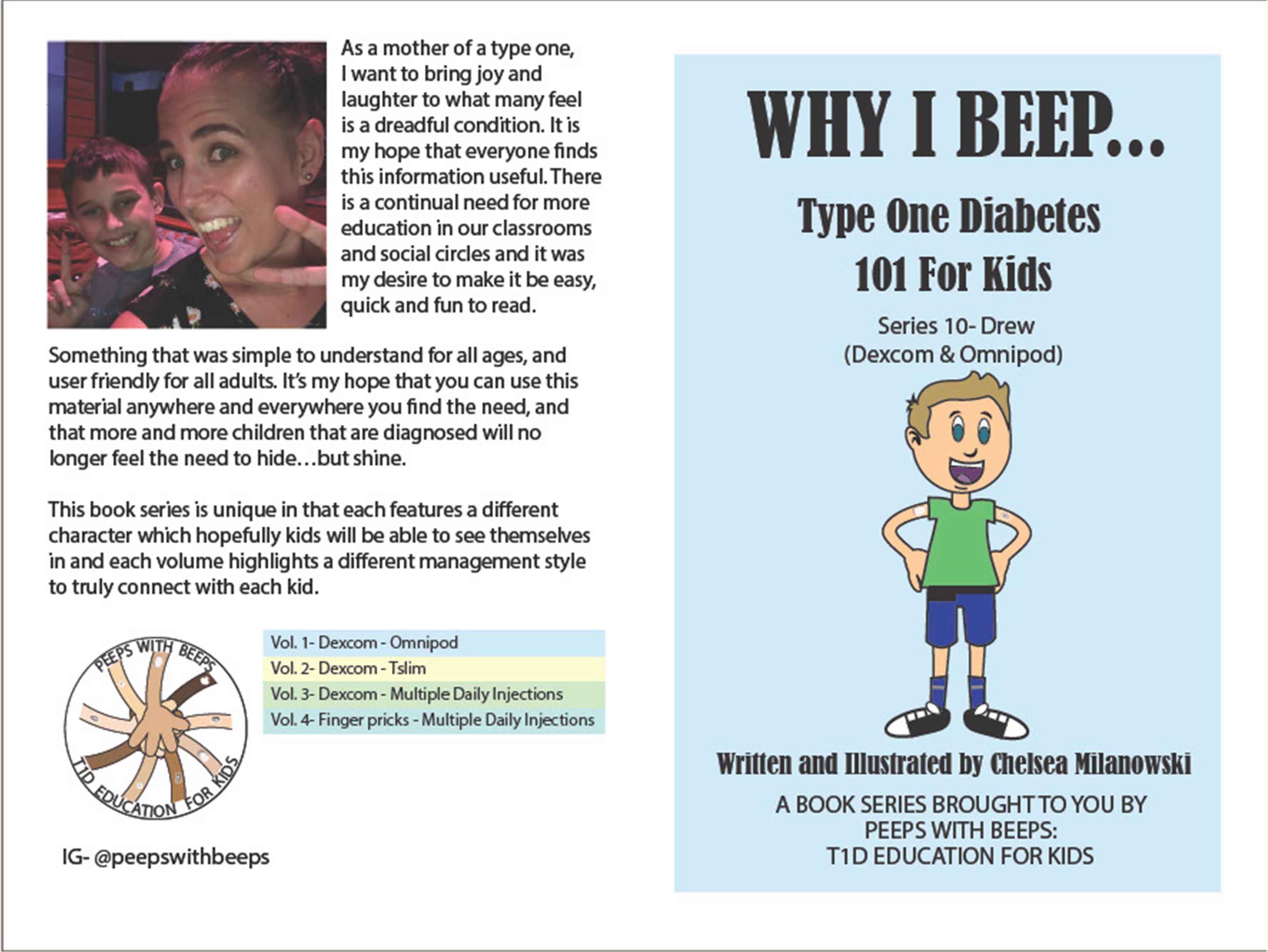 Why I beep. Type One Diabetes 101 for Kids. ( Drew - Dexcom & Omnipod) cover image