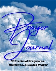 Prayer Journal 52 week Scriptures & Guided Prayer 8.5x11 Spiral, 260 pages cover image