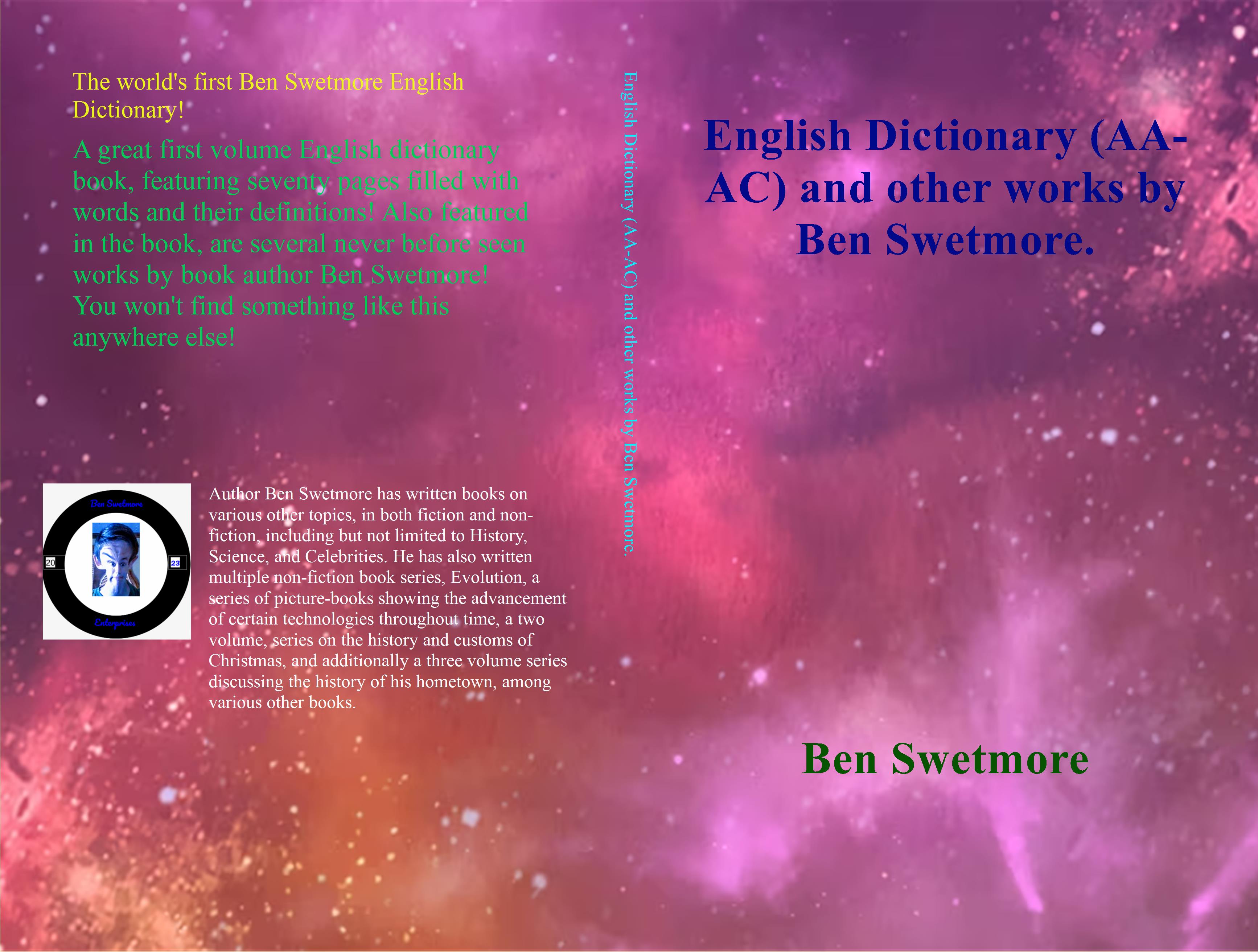 English Dictionary (AA-AC) and other works by Ben Swetmore. cover image