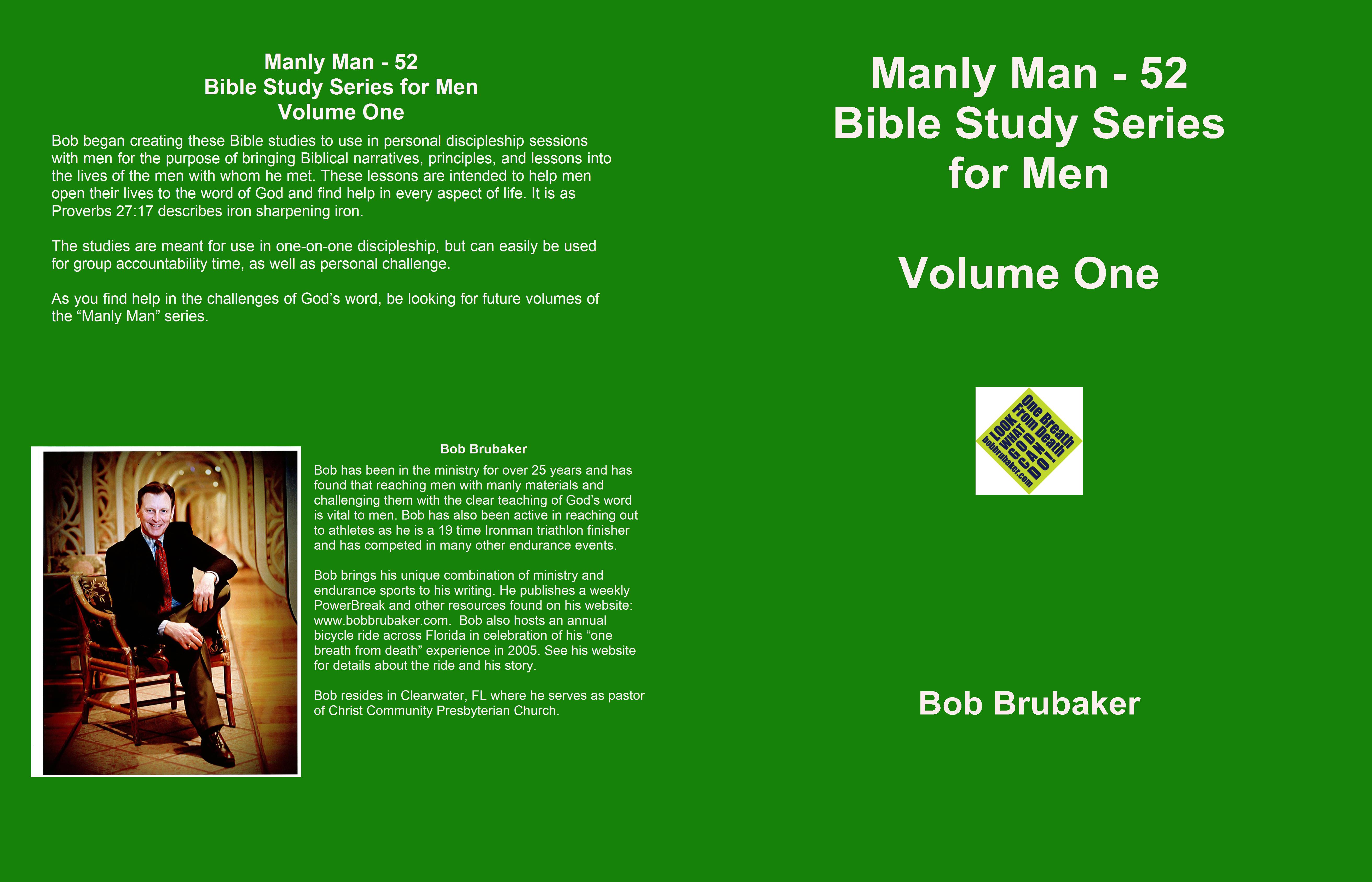 Manly Man - 52 Bible Study Series for Men Volume One cover image