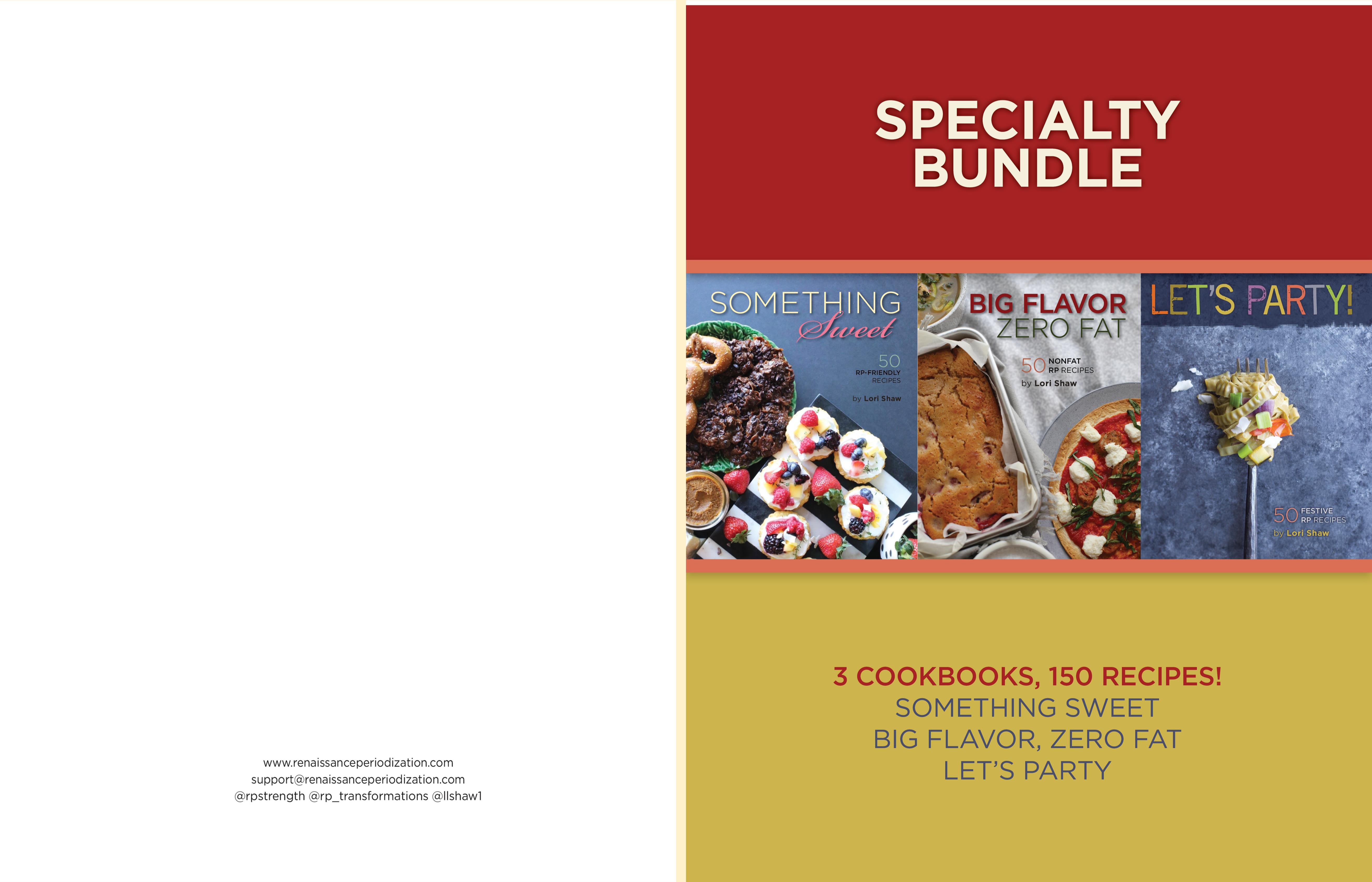 RP Collection of 3 mini E-Cookbooks (150 recipes!) cover image